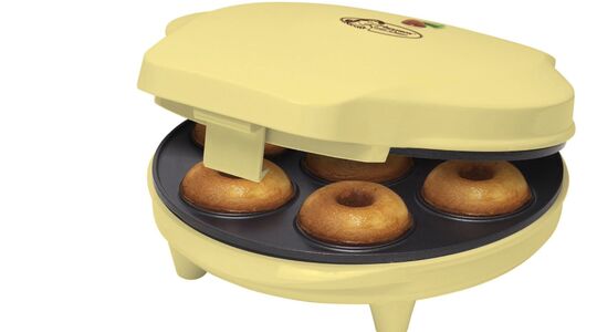 Illustratie voor: Dit wil je: een donutmaker waarmee je gemakkelijk 7 donuts maakt