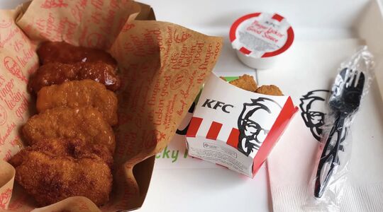 Illustratie voor: Oeh: KFC komt met vegan fried chicken
