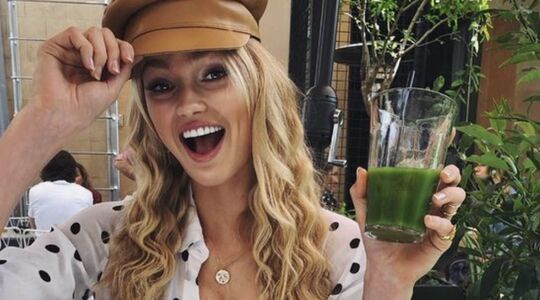 Victoria's Secret modellen eten als ontbijt
