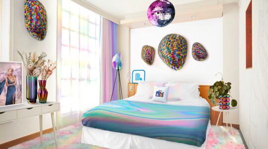 pride rainbow room