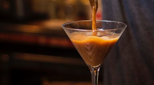 Tiramisu cocktail martini