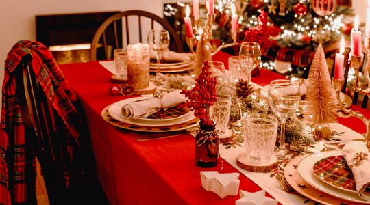 kerstmenu sterrenbeeld