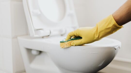 bruine aanslag in je toilet
