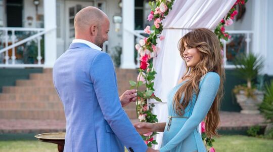 Sylvia en Joris kennen elkaar voor de Bachelorette foto boot