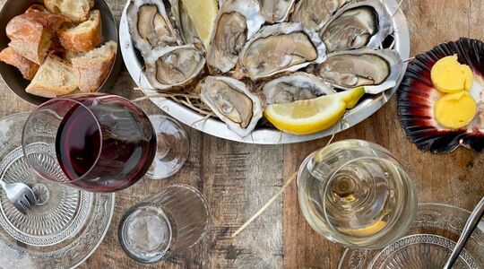 oesters wijn