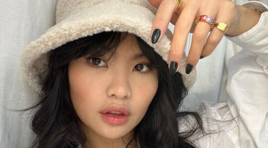 Leather look trend nagels