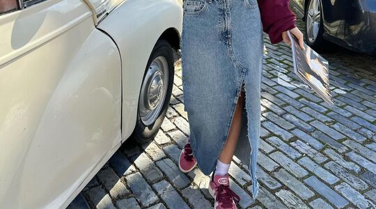 denim rok