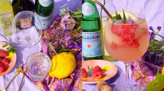 Illustratie voor: Lekkerste zomercocktail óóit: limoncello framboos spritz