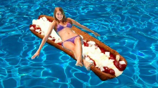 opblaasbare frikandel