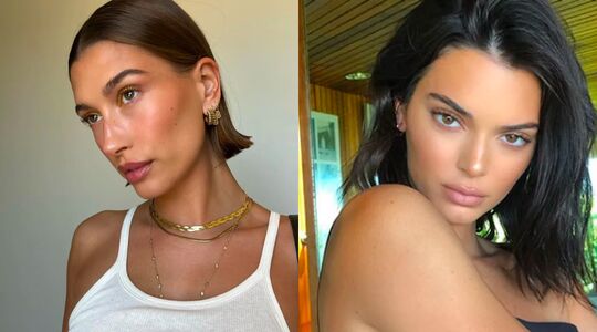 hailey bieber kendall jenner