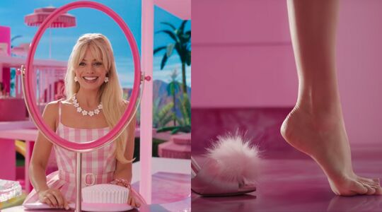 barbie film voeten gesprek van de dag