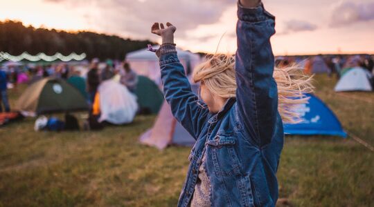 kamperen festival decathlon