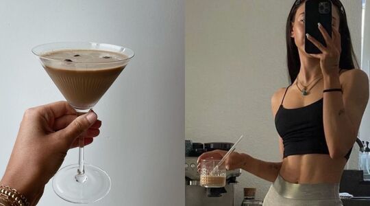 espresso martini met extra proteïne