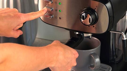 koffiemachine piston action