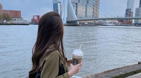 koffie drinken in Rotterdam