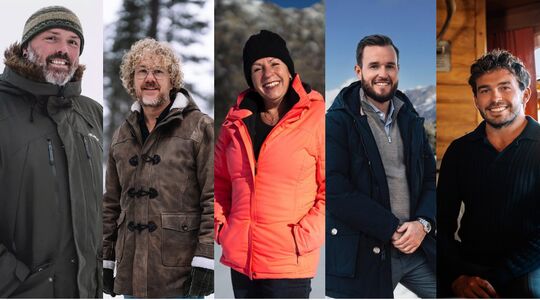 overnachten bij de winter vol liefde eigenaren