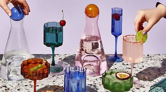 glas coupes kerst