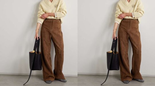 suede broek modetrend