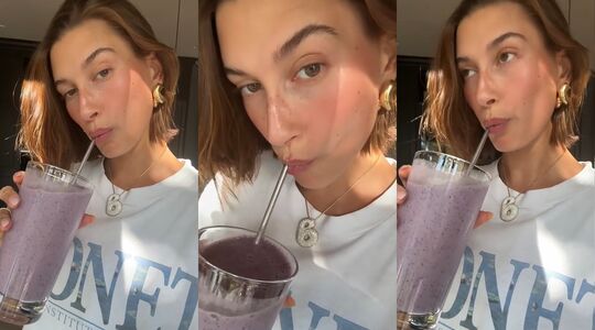 this is hailey biebers go to smoothie recipe