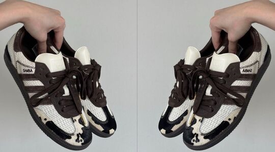 koeienprint sneakers