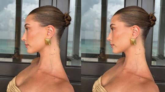 slicked back bun maakt je kaal