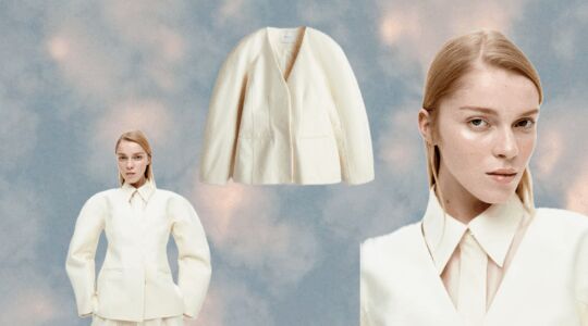 kraagloze blazer H&M