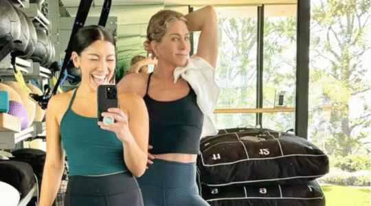 workout van Jennifer Aniston