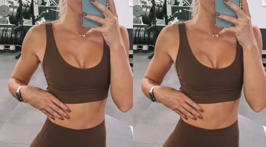 bruine sportset van H&M