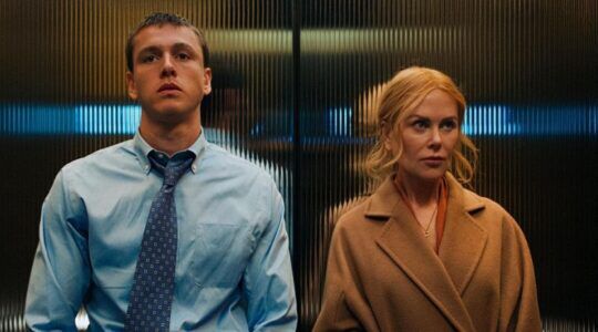 Nicole Kidman en Harris Dickinson in Babygirl.