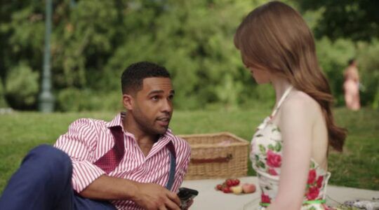Alfie en Emily aan het picknicken