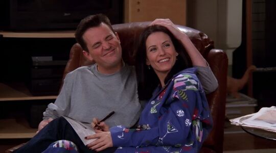 Monica en Chandler in FRIENDS