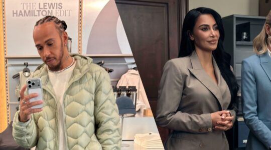 Kim Kardashian en Lewis Hamilton