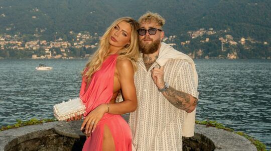 Jutta Leerdam en haar verloofde Jake Paul.