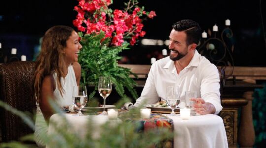 Twee mensen op een date.