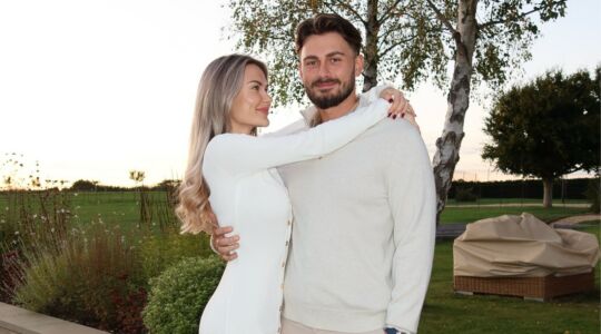 Megan Desaever en haar man Oliver Richards