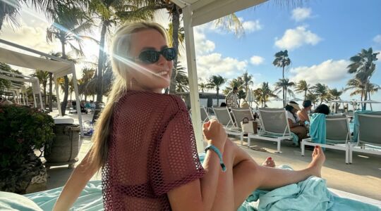 Monique Smit op vakantie in Bonaire