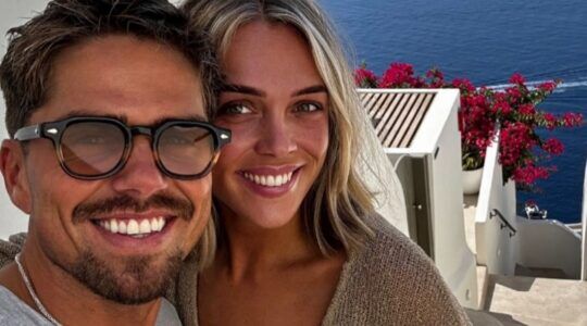 André Hazes en zijn vriendin Noa.