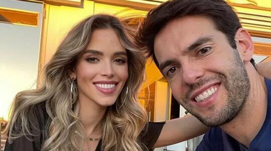 Selfie van Kaka en zijn vrouw.