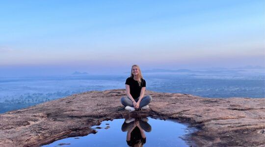 Romy in Sri Lanka.