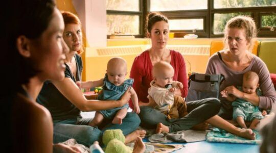 Moeders met hun kinderen.