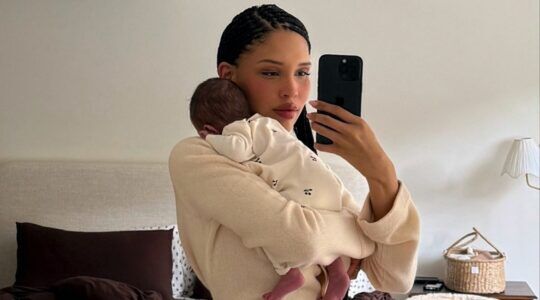 Vrouw met een baby.