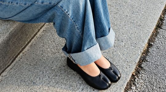 Tabi-schoenen.