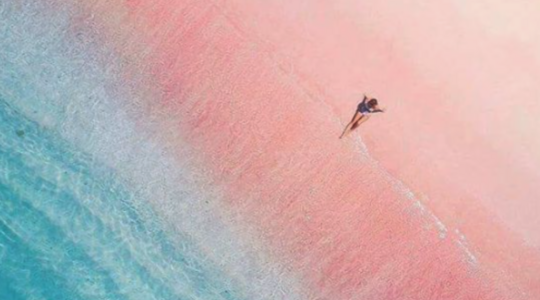 roze stranden