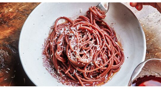 rode-wijn-spaghetti