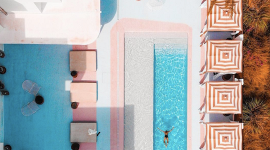 populaire hotels op Instagram