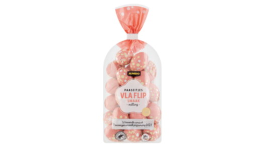 paaseitjes met vlaflipsmaak