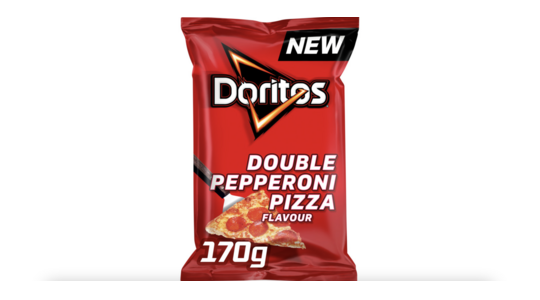 doritos double pepperoni pizza