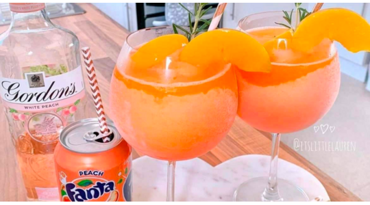 perzik gin rose frozen