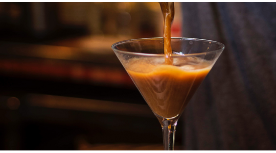 Tiramisu cocktail martini