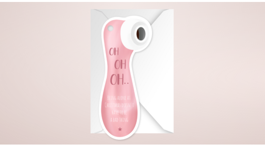 grappie Satisfyer kerstkaart